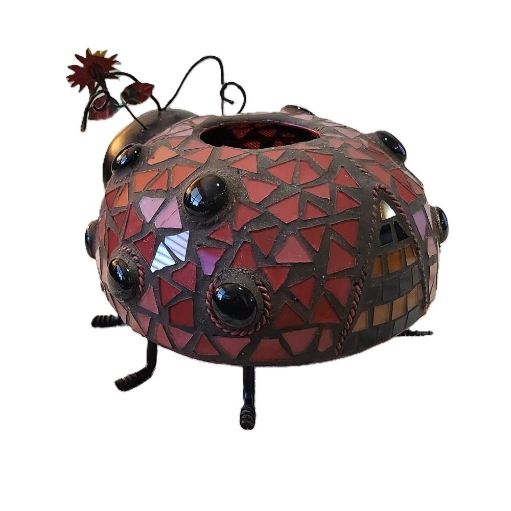 Home Interior Mosaic Ladybug Votive Candle Holder - Picture 8 of 16
